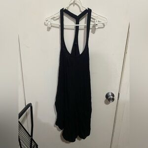 ATM Anthony Thomas Melillo Black Racerback Tank Dress